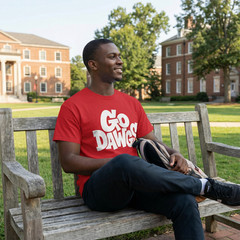 Go Dawgs T-Shirt Georgia Bulldogs Fan Gear Red Graphic Tee UGA Football Shirt
