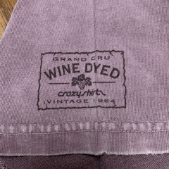 Vintage Wine Dyed T Shirt Size Medium Y2K Crazy Shirts So Many Wines Alcohol Tee