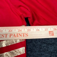 Southpole T Shirt Mens 5XB Red Cotton Gold Foil Graphic Crew Neck Hip Hop Casual