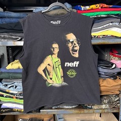 Neff x RiFF RAFF Neon Icon Collection Distressed Sleeveless Muscle Tee