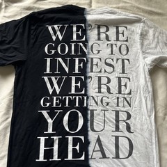 Papa Roach – ANATOMY OF A ROACH TEE (BLACK/WHITE SPLIT DYE)(MEDIUM)