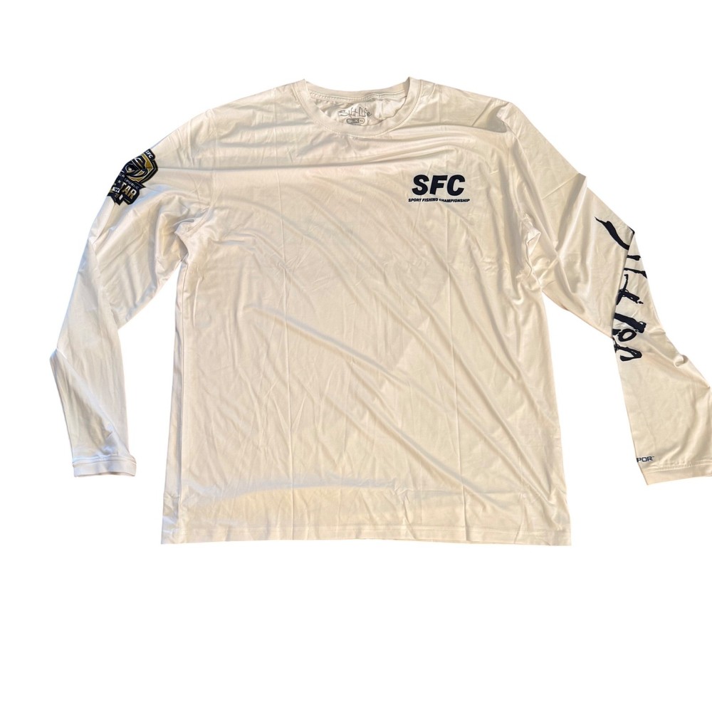 NWOT Salt Life SFC 2023 All Star Week Fishing Shirt L Performance Gulf Team S