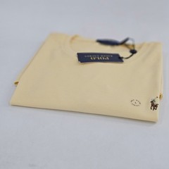Polo Ralph Lauren Custom Slim Fit Soft T-shirt Pony Logo Mens LARGE L Yellow NEW