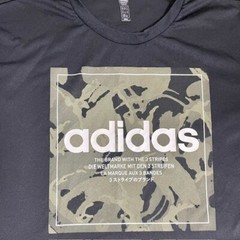 Adidas Black Tee With Camo Adidas the Brand With the 3 Stripes Mens Size XL Sass