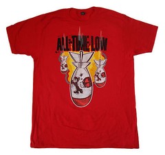 ALL TIME LOW Bomb T SHIRT S-M-L-XL-2XL Brand New Official T Shirt