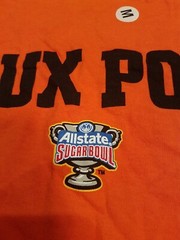 Gidan Men’s T Shirt Orange Geaux Pokes Sugarbowl Size Medium top jersey