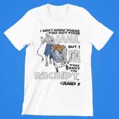 And 1 Got Game Keep Receipt Basketball One Front Only Premium Blend T-Shirt