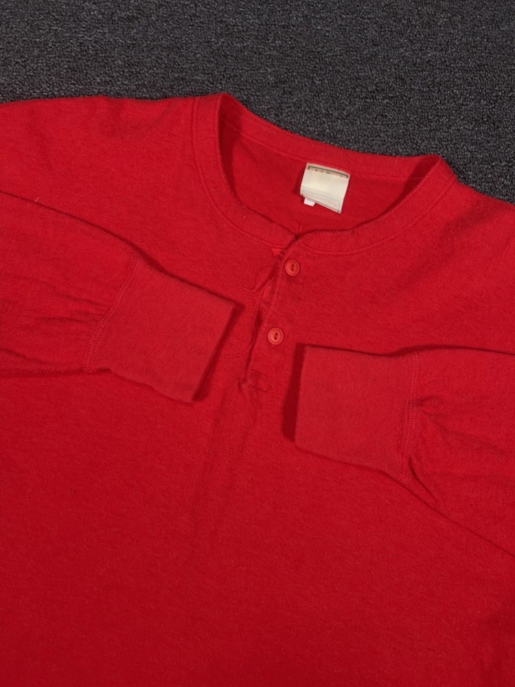 Vintage LL Bean River Driver Shirt Mens XL Double Layer Wool Made In USA Red