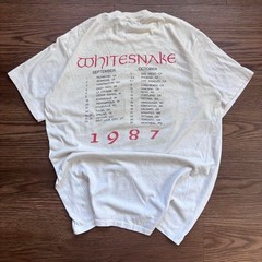 Vintage 1987 Whitesnake tour t shirt size X-LARGE
