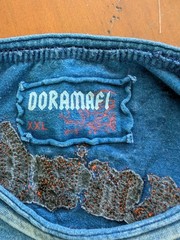 Doramafi Sicilia T-Shirt Y2K Affliction Applique Embroidery Long Sleeve XXL