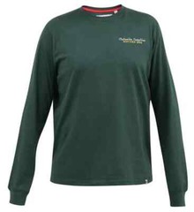 D555 Big Mens Green Long Sleeve Printed T-Shirt 2XL 3XL 4XL 5XL 6XL (601426-K)