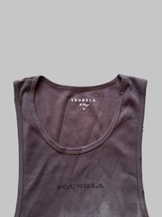 YoungLA 340 Wife Lovers Tank Top Acid Wash Brown Men’s XL NWOT