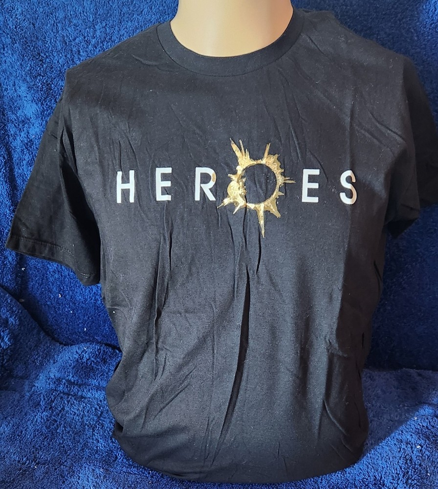 Heroes – TV Series – Large T-Shirt – Black – NEW