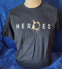 Heroes – TV Series – Large T-Shirt – Black – NEW