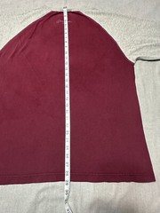 Sean John Collection – Men’s 3/4 Sleeve Shirt Size L – LARGE – Burgundy and Gray