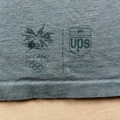 Vintage Nagano Winter Olympics T-Shirt Mens XL Teal Blue Andazia Japan 1998 90s