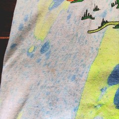 Rick And Morty Shirt Men’s (M) Tie Dye Blue Ripple Junction Graphic Tee