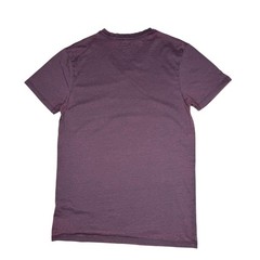 Buckle Black Burnout V-Neck T-Shirt Mens Size M Deep Purple Short Sleeve Grunge