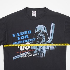 Star Wars Darth Vader For President 08 Mens Large Black Cotton Delta T Shirt