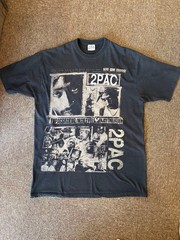 [Rare 2XL] Vintage 2Pac Pro Power T-Shirt – Embroidered Logo – Oversized Fit