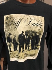 Puff Daddy and the Family Vintage Diddy Sean Combs Large Black Long Sleeve Shirt
