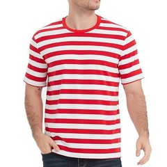 O Neck Top T Shirt Green Holiday Men O Neck Polyester Red Slight Stretch