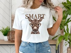 Smart Donkey Shirt, Funny Donkey Tee, Sassy Animal Shirt, Attitude Shirt