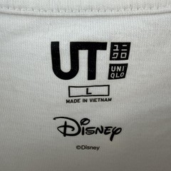 Uniqlo UT Shirt Mens Large White Mickey Florida Palm Trees Graphic Japanese Tee