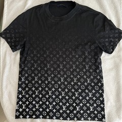 Louis Vuitton Monogram Gradient T-Shirt Black White Size S