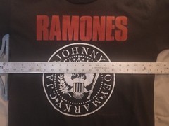 80s rare Ramones single stitch shirt XL