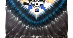 Grateful Dead SYF Hockey Front/Back Graphic Liquid Blue T-Shirt Tie Dye 2XL New