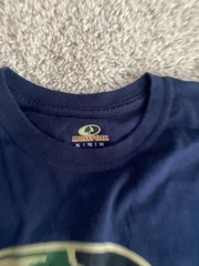 Mossy oak shirt adult extra large 1XL blue short sleeve crewneck outdoor mens **