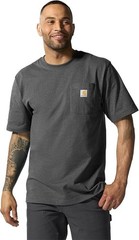 Men’s Heavyweight Pocket T-Shirt Loose Fit Workwear Cotton Short Sleeve Tee