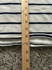 Banana Republic Authentic Tee T Shirt Mens Large Striped 100% Supima Cotton