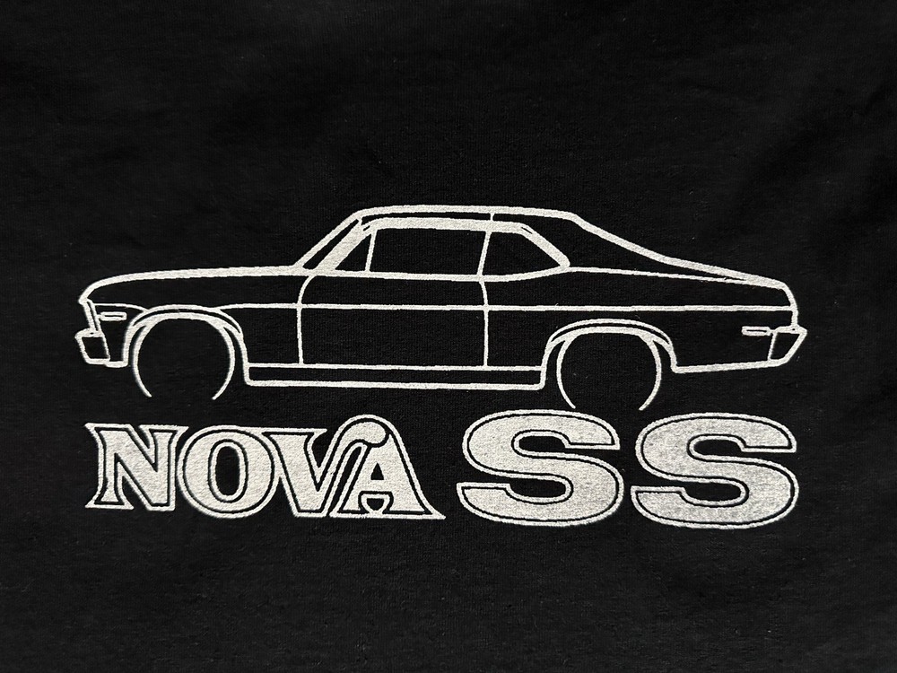 68 69 70 71 72 73 74 Nova SS T Shirt Yenko Muscle Car 350 327 396 427 454 Emblem