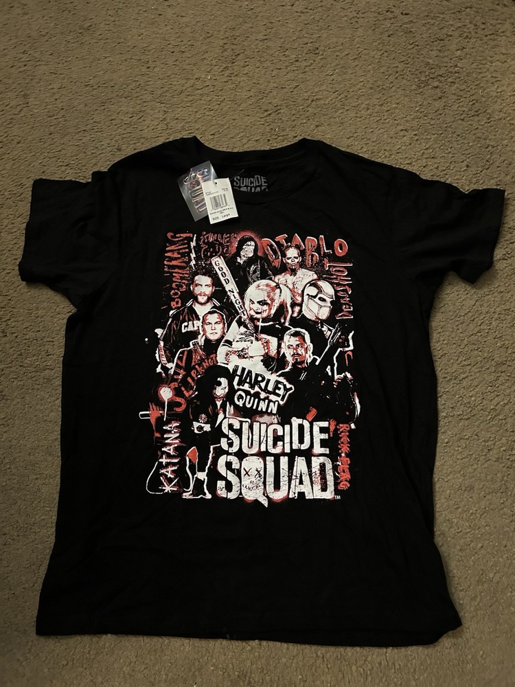 DC COMICS/WARNER BROS.: SUICIDE SQUAD T-SHIRT, size Large, NEW W/TAGS Uni-sex