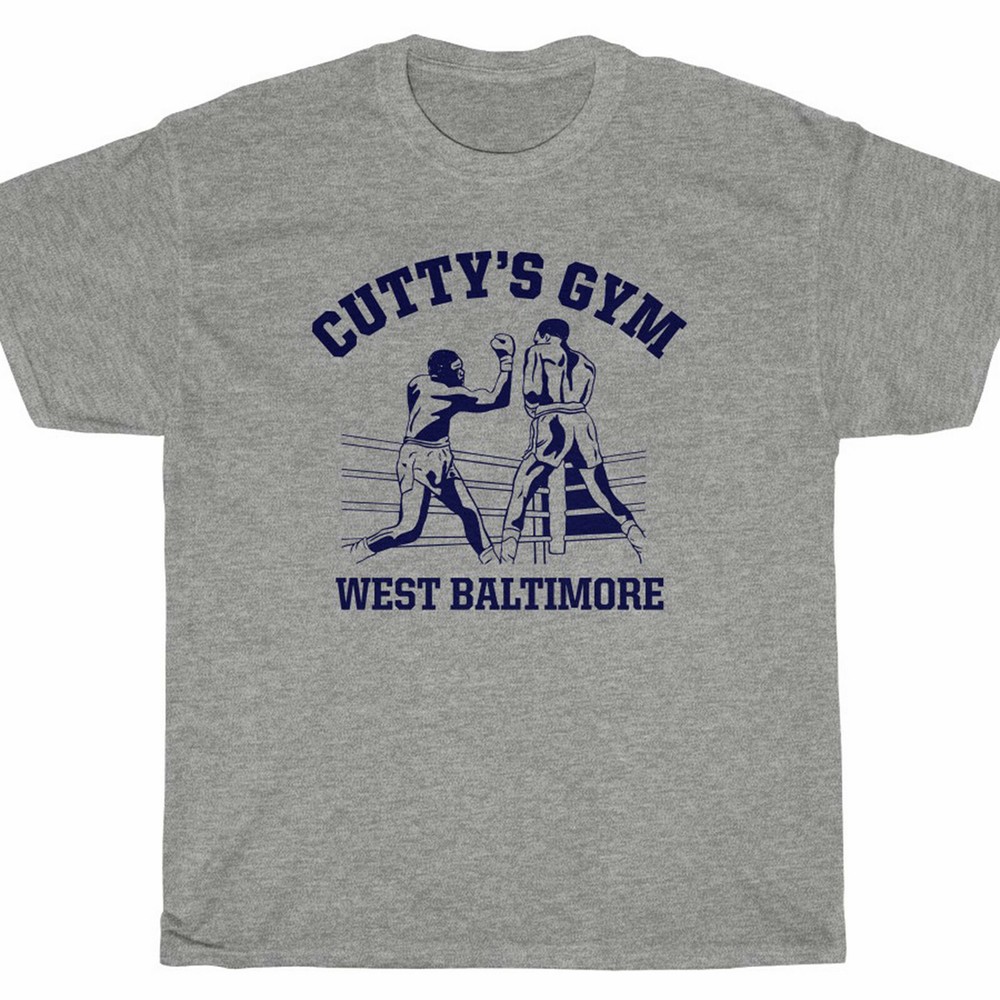 CUTTY’S GYM T-Shirt – The Wire BOXING Baltimore Barksdale – Sizes SMALL – 5X