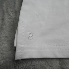 BYLT Premium Basics Shirt Mens Small White Lux Relaxed Split Hem Pocket Tee NEW