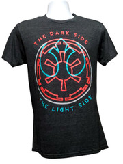 Star Wars – Dark Side Light Vintage Poly Cotton Rayon T-Shirt Men’s Small Black