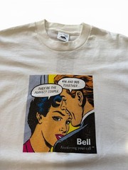 Vintage 1993 Bell 416/905 Area Code Roy Lichtenstein Pop Art Tee Size Large