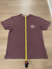 Howler Bros T Shirt Large Burgandy Los Hermanos Howler Big Graphic Tee Pocket