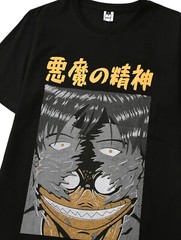 Niepce Men’s Japanese Streetwear T-Shirt Spirit of the Devil Graphic Tee
