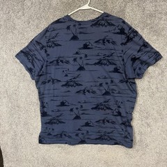 Adidas Shirt Mens 2XL Pocket Tee Island Tropical Island Athleisure Palm Trees