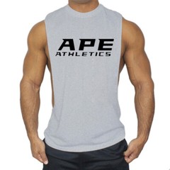 100% Cotton Tank Top Bodybuilding Athletic Workout Muscle Fitness Vest Stringer