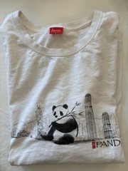 Vintage Discover Hong Kong Panda T Shirt Size L