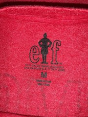 Elf Short Sleeve T-Shirt Adult Medium Red