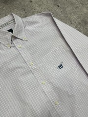 Henry Cottons Italian Classic Check Pink Longsleeve Shirt Size L