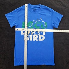 Florida Gulf Coast Dirty Bird Blue Short Sleeve Cotton Blend T-Shirt Men’s S