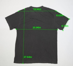 Tyler Hubbard FGL Throwback Charcoal Grey Concert Tee Short Sleeve T-Shirt L