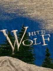 Vintage 90s The White Wolf Arctic COTTON Shirt Mens XL Single Stitch USA Made